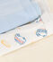 Set di 3 boxer in cotone con furgoni stampati in vita bambino variante 1