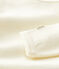 Body maniche lunghe bebè in lana e cotone bianco MARSHMALLOW