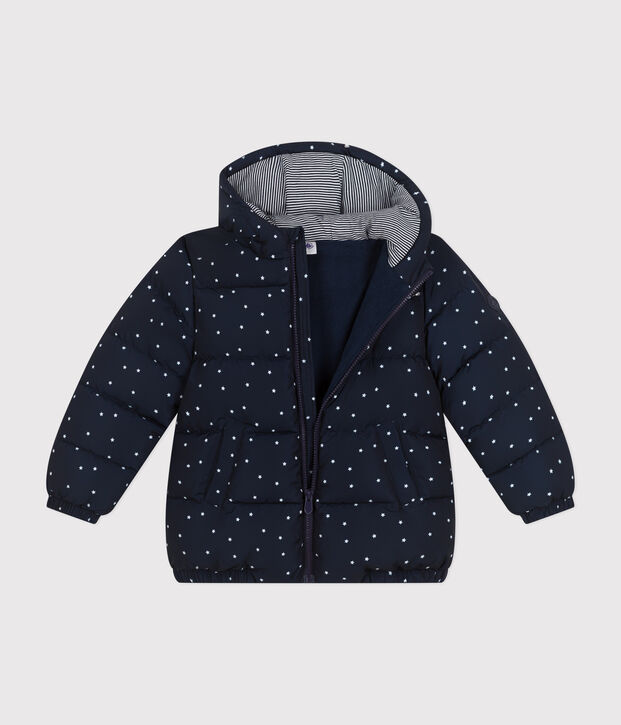 Piumino bambino unisex blu/ecru