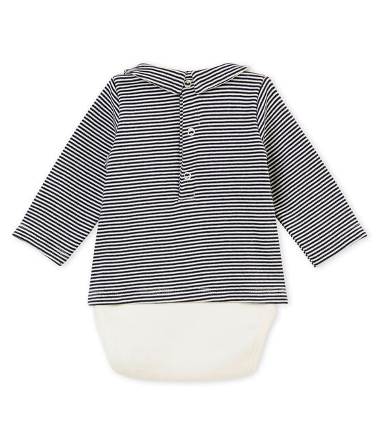 Body tee-shirtML bebé maschio blu SMOKING/bianco MARSHMALLOW