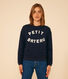 Maglia in tessuto felpato donna