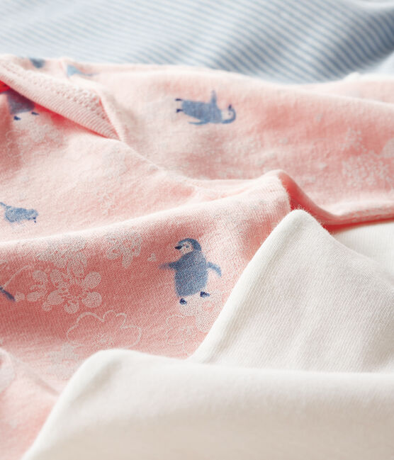 Trio body manica lunga bambina variante 1