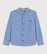Camicia a manica lunga in popeline bambino