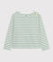 Marinière a maniche lunghe in cotone donna verde MARSHMALLOW/ PALMERAIE