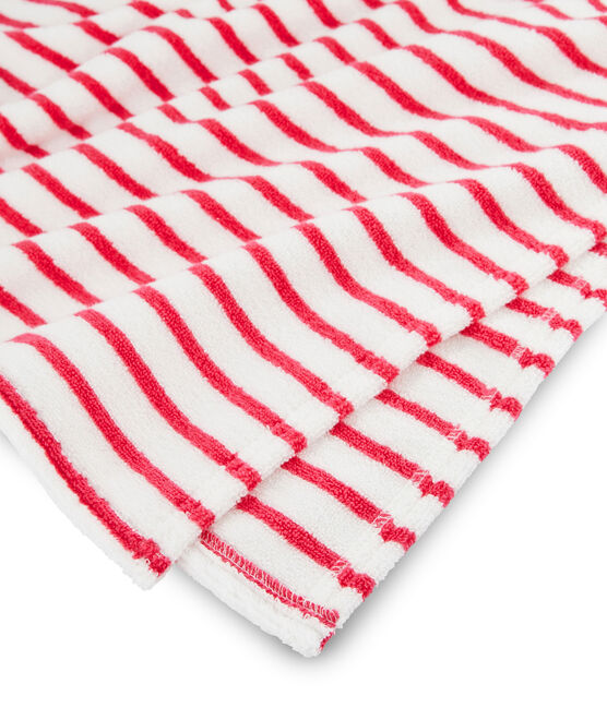 Poncho mare con cappuccio bebè unisex rosa GEISHA