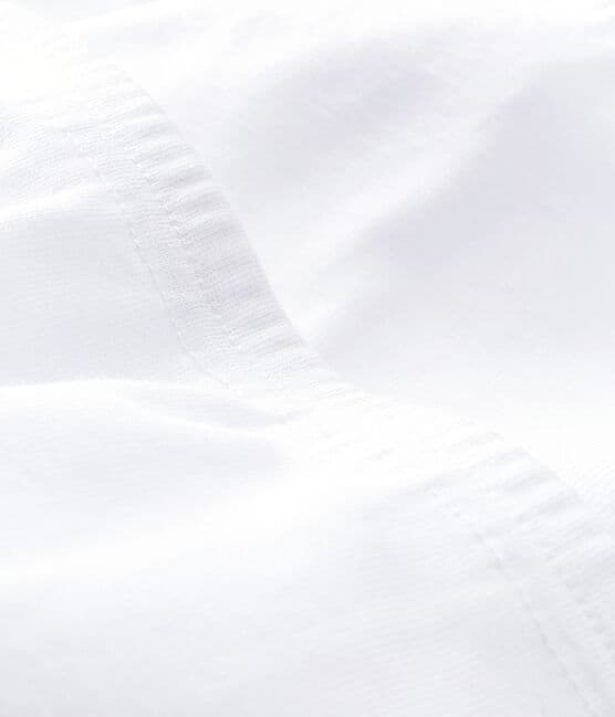 Confezione da 2 pantaloni bianchi con piedi bebè bianco ECUME