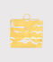 Giacca a vento anti-UV in poliestere con stampa squali neonato giallo ORGE/bianco MARSHMALLOW