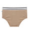 slip uomo millerighe marrone BRINDILLE/bianco MARSHMALLOW
