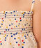 Blusa senza maniche in cotone bambina bianco MARSHMALLOW/bianco MULTICO