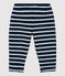 Pantaloni in cotone bebè. blu SMOKING/ MARSHMALLOW ARGENT BRILLANT