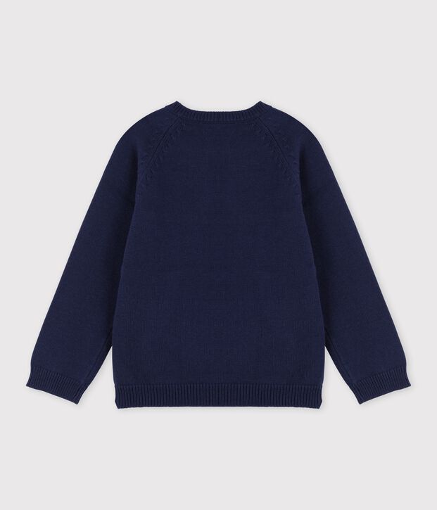 Pullover bambino in lana e cotone SMOKING