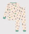 Pigiama in cotone con stampa multi sport bambino bianco AVALANCHE/ MULTICO