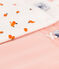Confezione da 2 canotte con spalline arancioni in cotone bambina variante 1