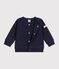 Cardigan in cotone spesso con motivo a stelle neonata SOIR