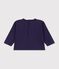 T-shirt a maniche lunghe in cotone tinta unita neonato SOIR