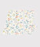 Pigiama fiori primaverili bambina in tubique bianco MARSHMALLOW/bianco MULTICO