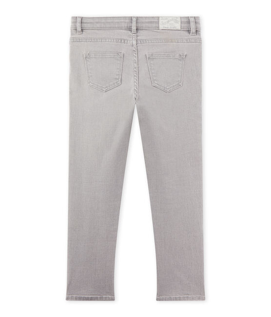 Pantaloni per bambino in jeans grigio grigio Gris