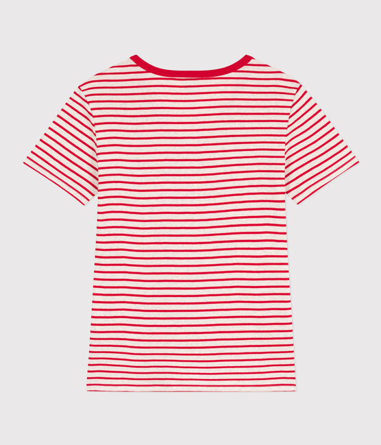 T-shirt L'ICONIQUE scollo a V in cotone Donna MONTELIMAR/ PEPS