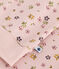 Pigiama in cotone con stampa floreale donna rosa SALINE/bianco MULTICO