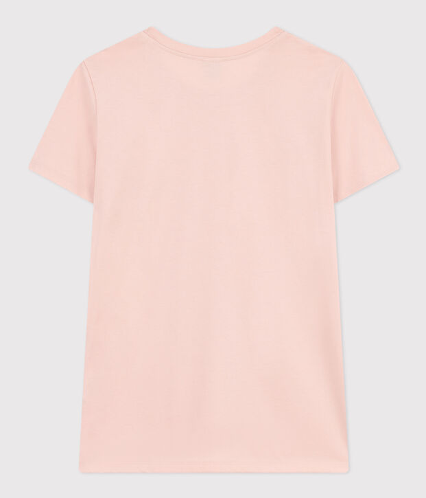 T-shirt LE DROIT girocollo in cotone Donna rosa