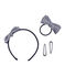 Lotto di accessori per capelli bambina blu SMOKING/beige COQUILLE