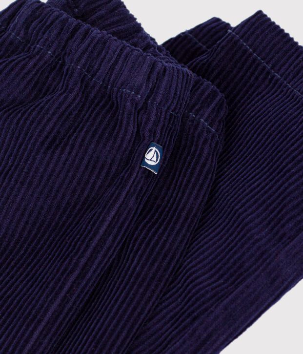Pantaloni in velluto tinta unita neonato SOIR