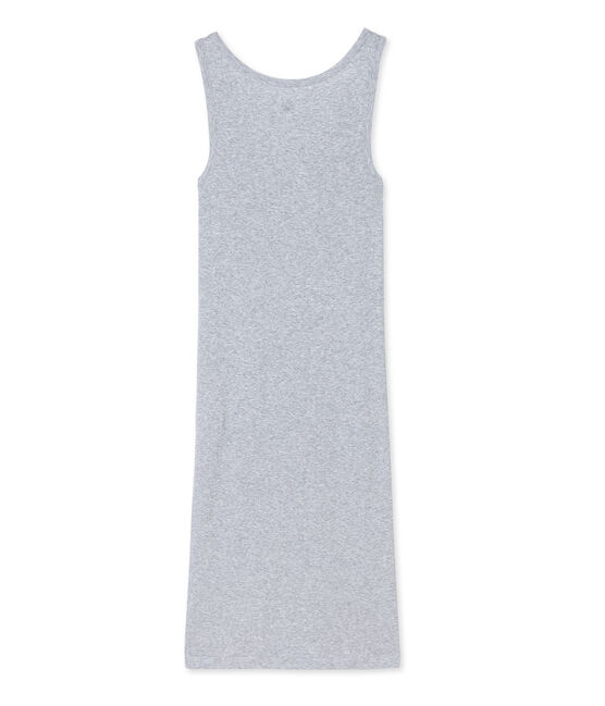 Camicia da notte in cotone ultra light grigio FUMEE CHINE