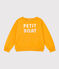 Felpa in molleton stampato bambino unisex giallo BOUDOR