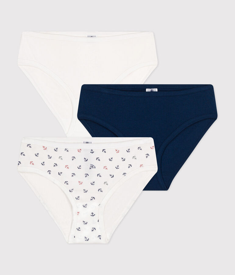 Confezione da 3 slip donna in cotone multicolore