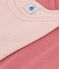 Set di 2 T-shirt in cotone traforato tinta unita bambino variante 1