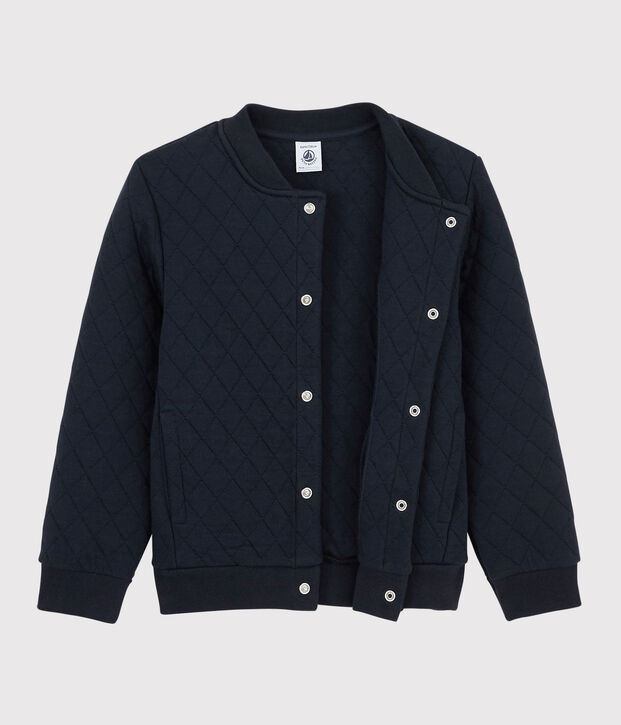 Cardigan bambino in tubique trapuntato SMOKING