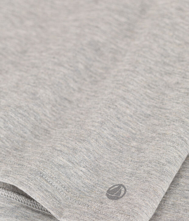 Blusa in cotone bambina grigio