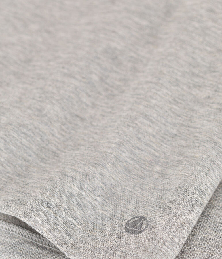 Blusa in cotone bambina grigio CHATON CHINE