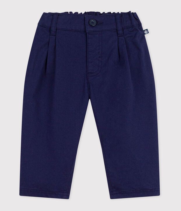 Pantaloni in serge tinta unita neonato SOIR