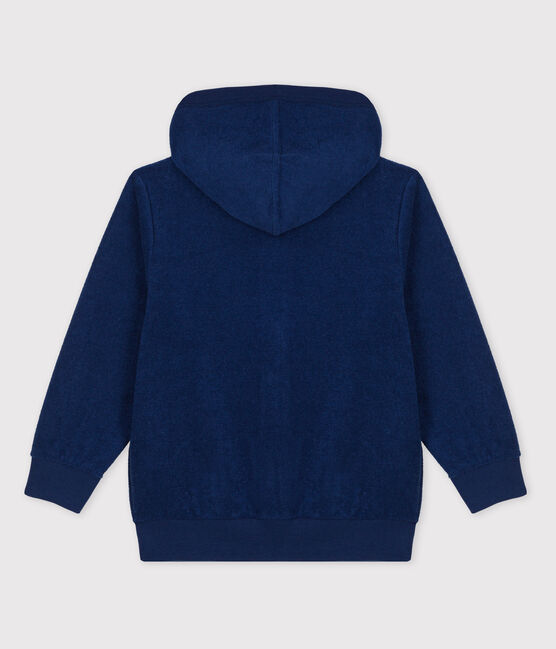 Felpa con cappuccio bambina/bambino blu MEDIEVAL