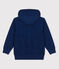 Felpa con cappuccio bambina/bambino blu MEDIEVAL