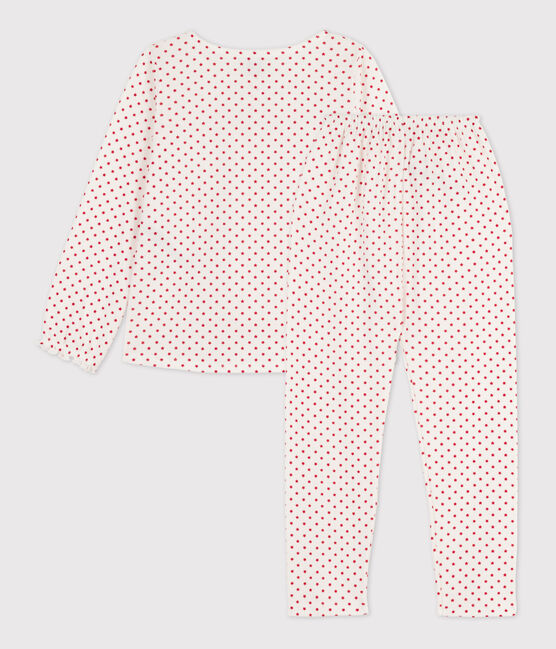 Pigiama bambina in cotone con motivo stella bianco MARSHMALLOW/ STOP