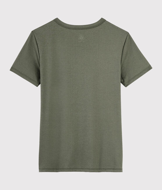 T-shirt in cotone Sea Island donna marrone LITOP