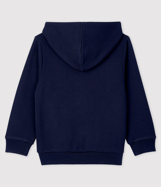 Felpa con cappuccio bambina/bambino blu SMOKING