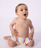 Shorts da bagno a righe neonato bianco/multicolore