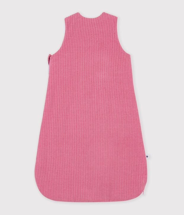 Sacco nanna in ciniglia tinta unita neonata TOG 3 rosa