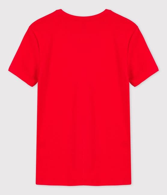 T-shirt L'ICONIQUE girocollo in cotone donna rosso PEPS