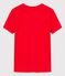 T-shirt L'ICONIQUE girocollo in cotone donna rosso PEPS