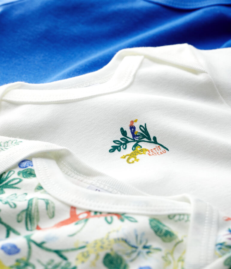 Confezione da 3 body manica corta fantasia beb&egrave; multicolore