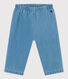 Pantaloni bebè in denim leggero biologico