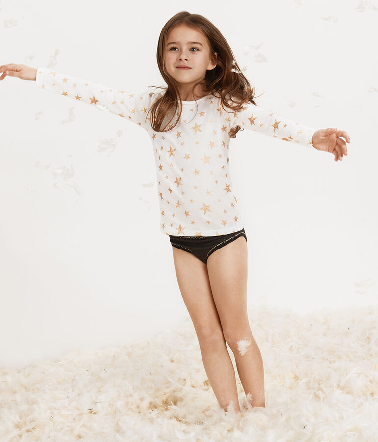 Duo t-shirt maniche lunghe bambina multicolore