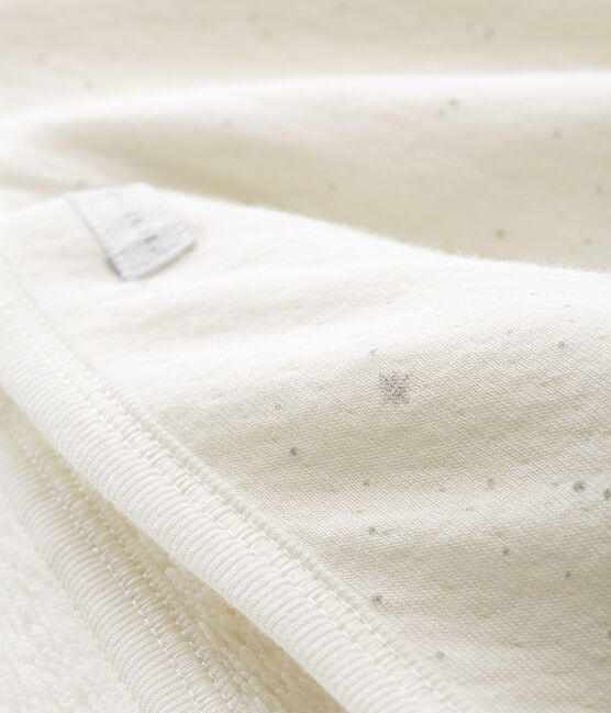 Mantellina da bagno bebè unisex bianco MARSHMALLOW