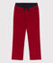 Pantaloni regular bambino in velluto a coste STOP
