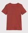 T-shirt L'ICONIQUE in lino donna marrone OMBRIE