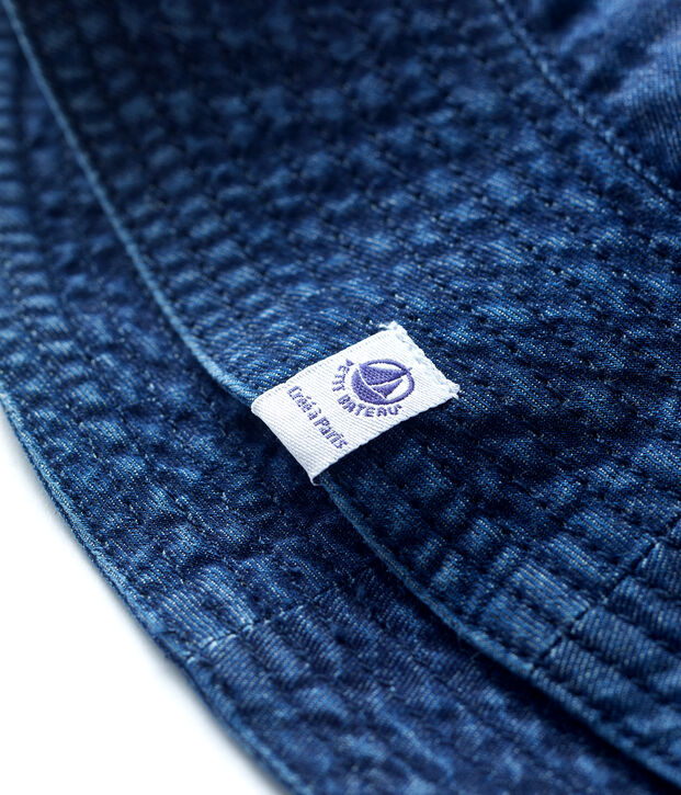 Bob beb&egrave; in denim di cotone biologico blu